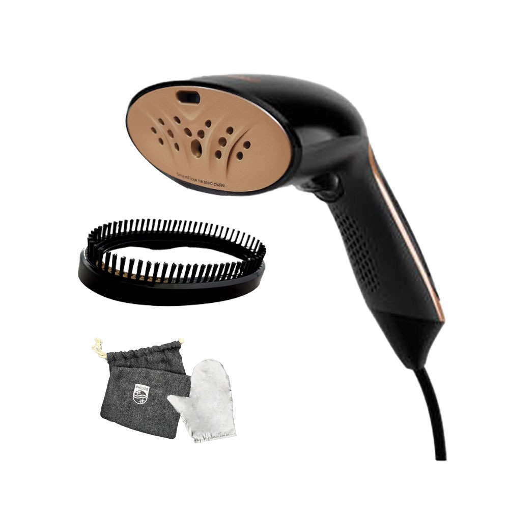 【PHILIPS 飛利浦 】★掛燙平燙兩用手持式蒸氣掛燙機 GC362 附專用毛刷及防燙手套/收納袋